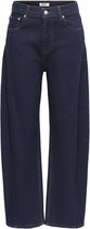 Only Jeans Onljessica Hw Barrel Ankle Dnm Azg4 15391536 Dark Blue Denim Dames Maat - W26 X L32