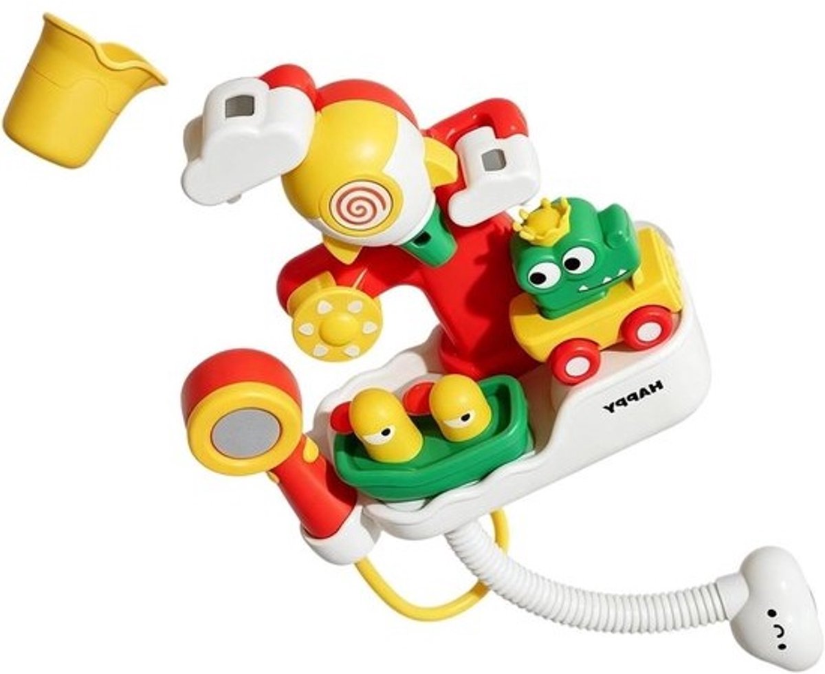 Badspeelgoed Waterspel - Interactieve Douche - Badplezier Stimuleren - Automatische Waterstraal - 32 x 26 x 13 cm - Uniek
