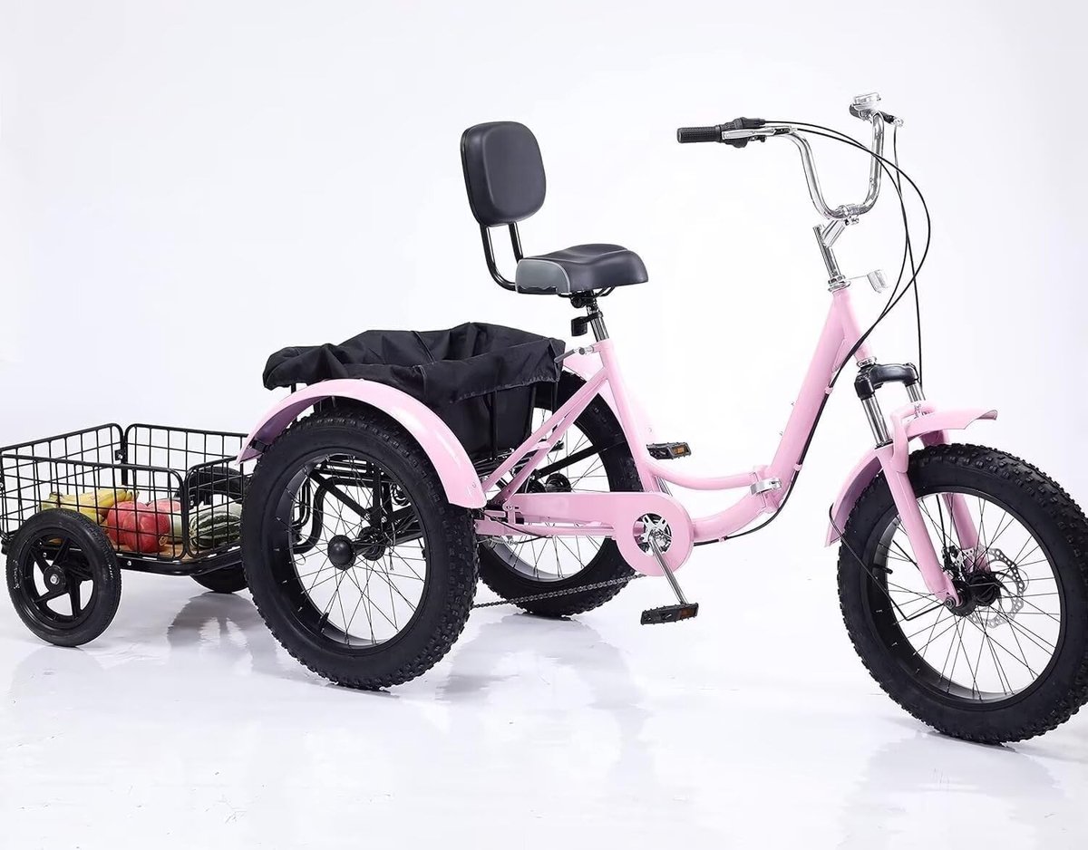 Comfortabele Fietszadel met Rugleuning - Universele Vervangende Zadel voor Fiets, Mountainbike en Trike met Zacht PU Kussen