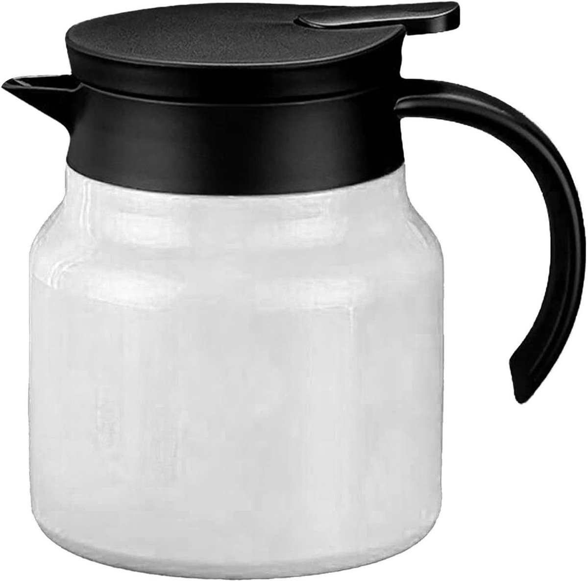 Isolerende Koffiekan van RVS, 1L Warmhoudkan met Verwijderbare Thee-Ei voor Koffie en Thee