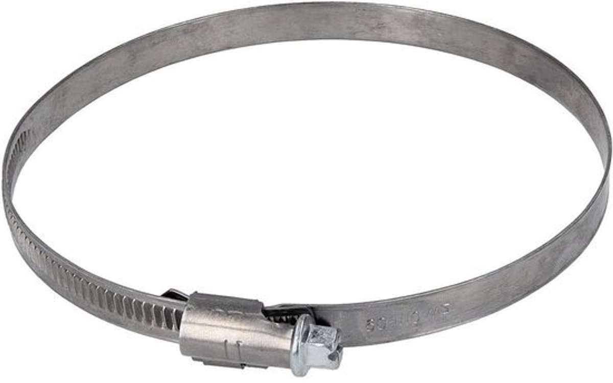 Slangklem - Slangenklem - Slangen Bevestigen - Chroomstaal Kwaliteit - 90-110 mm - Zilver