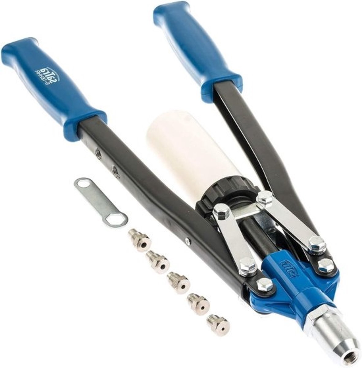Blindklinktang - Klinknagel tang - Onderdelen verbinden - Hoge hefboomwerking - 450 mm - Zwart