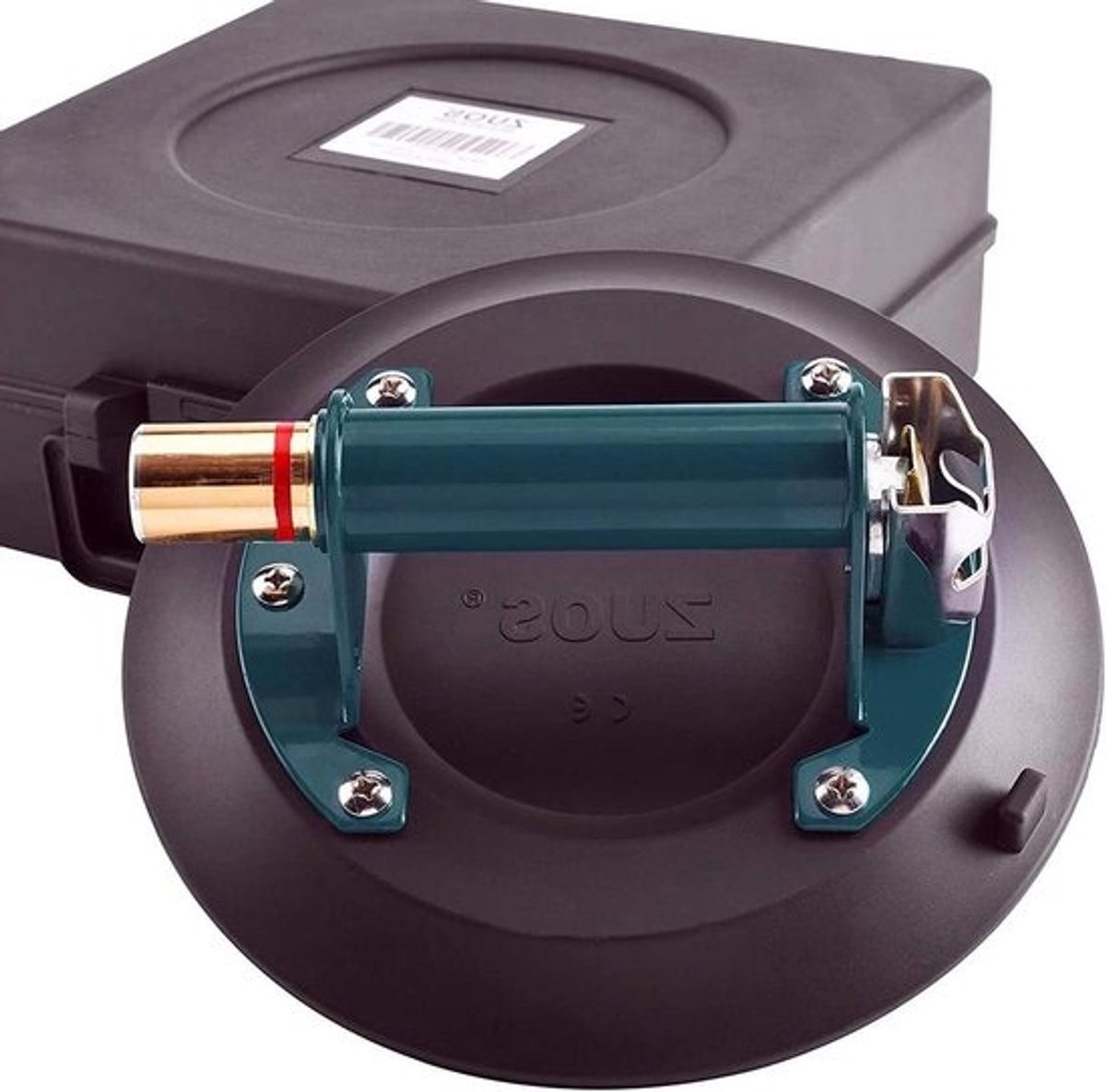 Glazen Zuignap - Vacuüm Lifter - Materiaal Verplaatsen - Met Rode Lijn Indicator - 9 inch - Zilver