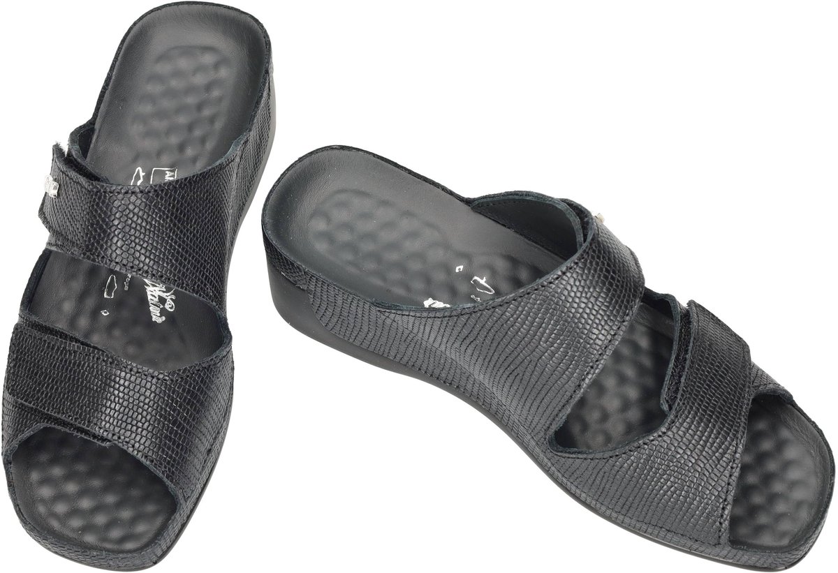 Vital -Dames - zwart - slippers & muiltjes - maat 40