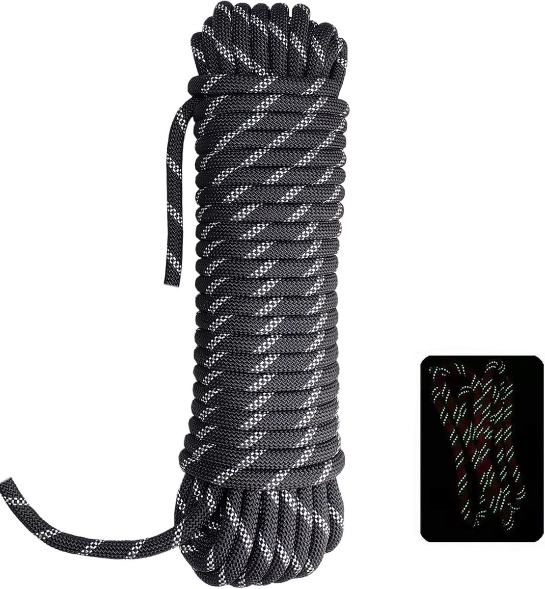 Reflecterend Marine Zwemtouw 12mm x 30m voor Boottochten, Camping en Tuinieren, Sterk en Duurzaam