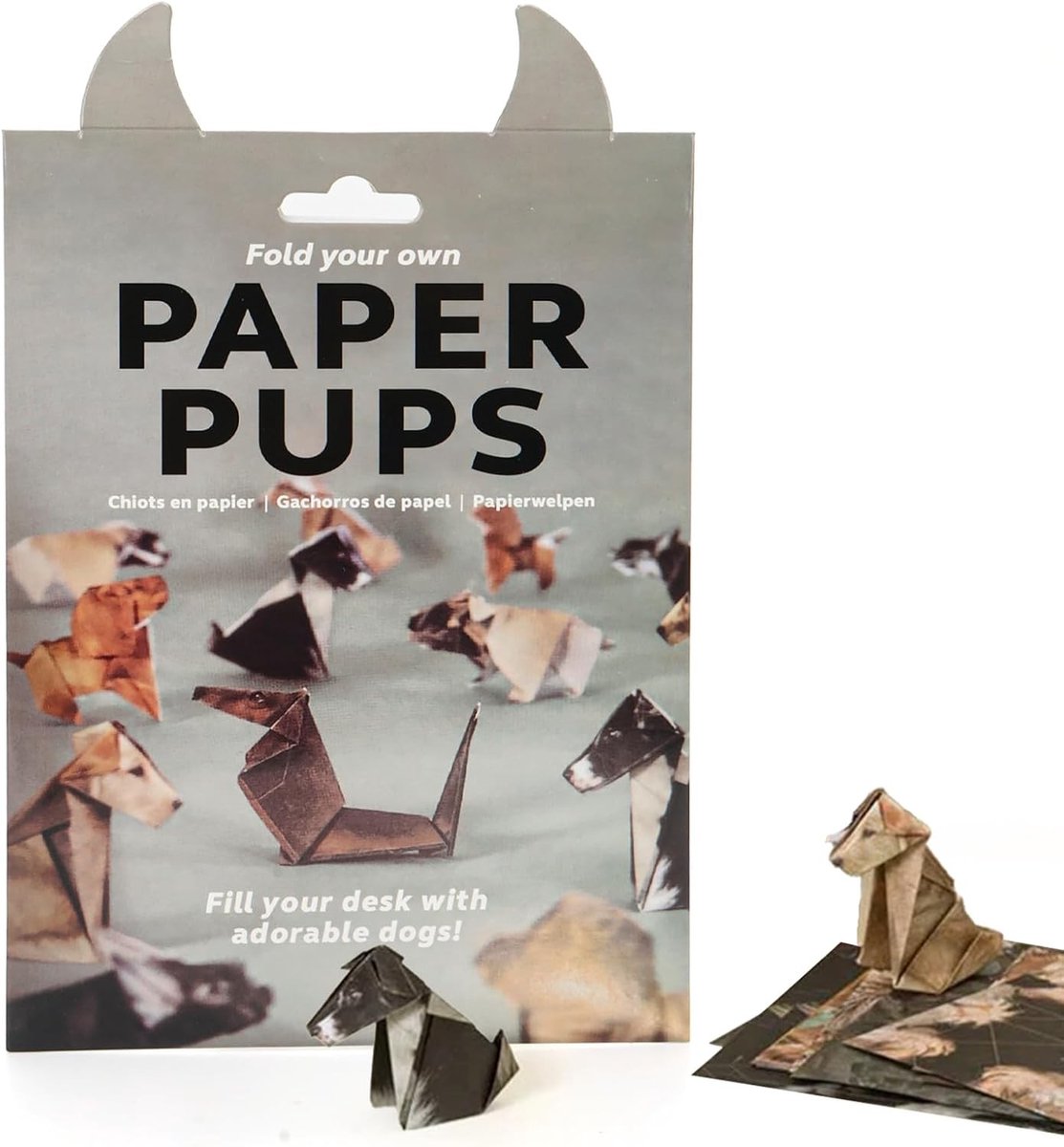 DIY Papercraft Kit voor Dieren, 3D Origami Modellen van Katten, Honden en Dinosaurussen, Creatieve Papieren Sculpturen voor Jongeren en Volwassenen