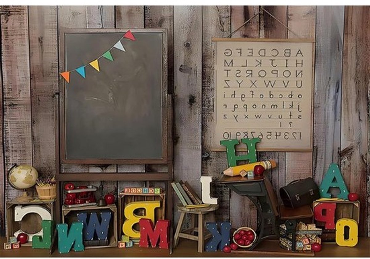Fotografie Achtergrond - Achtergronddoek Studio - Feest Decoratie - Hoge Resolutie Print - 3x2.5m - Houtkleurig