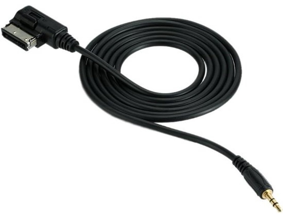 Audio AUX Adapter Kabel - Aux Kabel - Muziek Afspelen - Plug en Play - 150 cm - Zwart