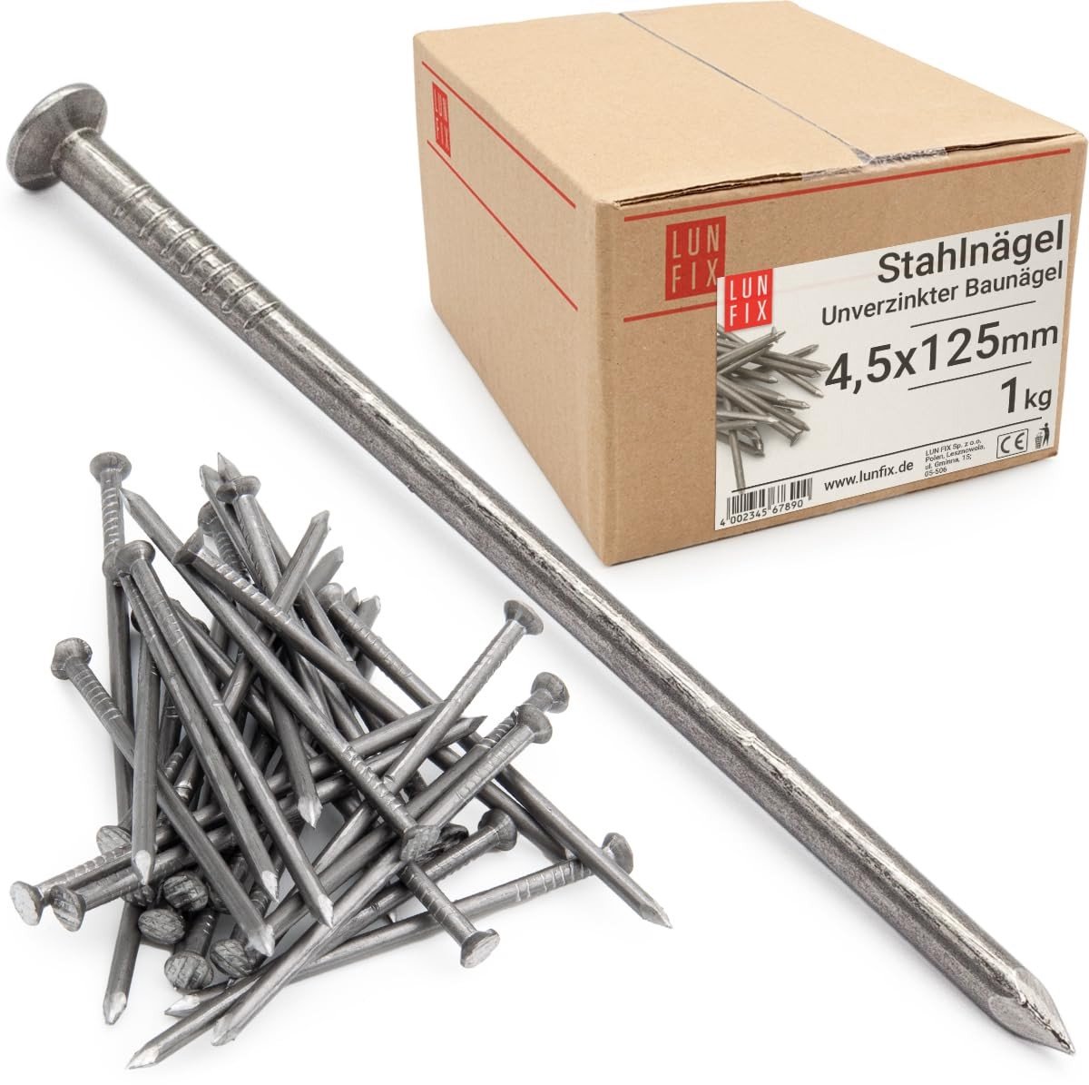 Houten Spijkers 4.5 x 125 mm - 1 kg