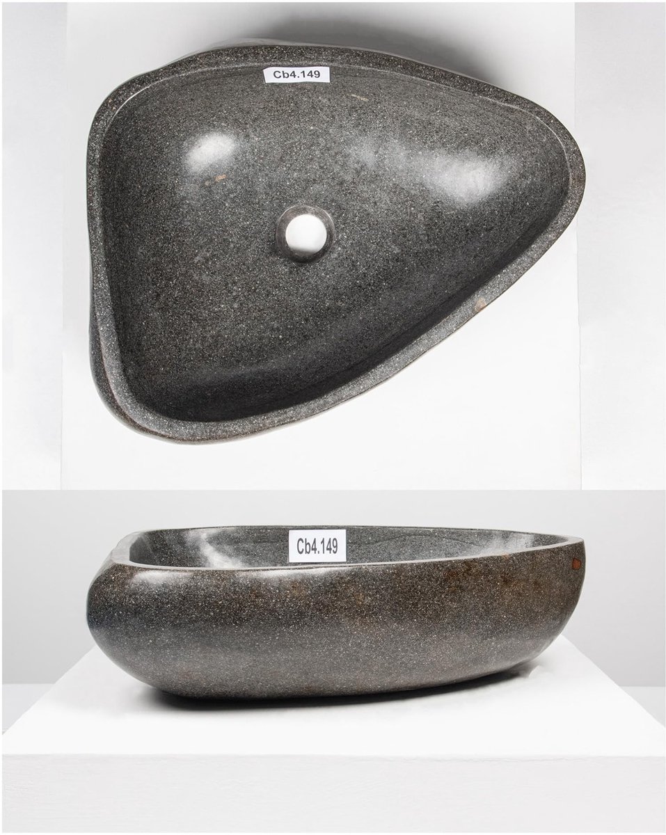 Natuurstenen Wastafel - Rond - 50 cm - Gepolijst