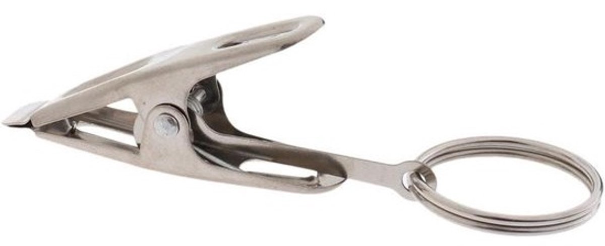 Gordijn Clips met Haak - Romeinse Ring Haken - Gordijnen Ophangen - Roestvrij Staal - 20 Stuks - Zilver