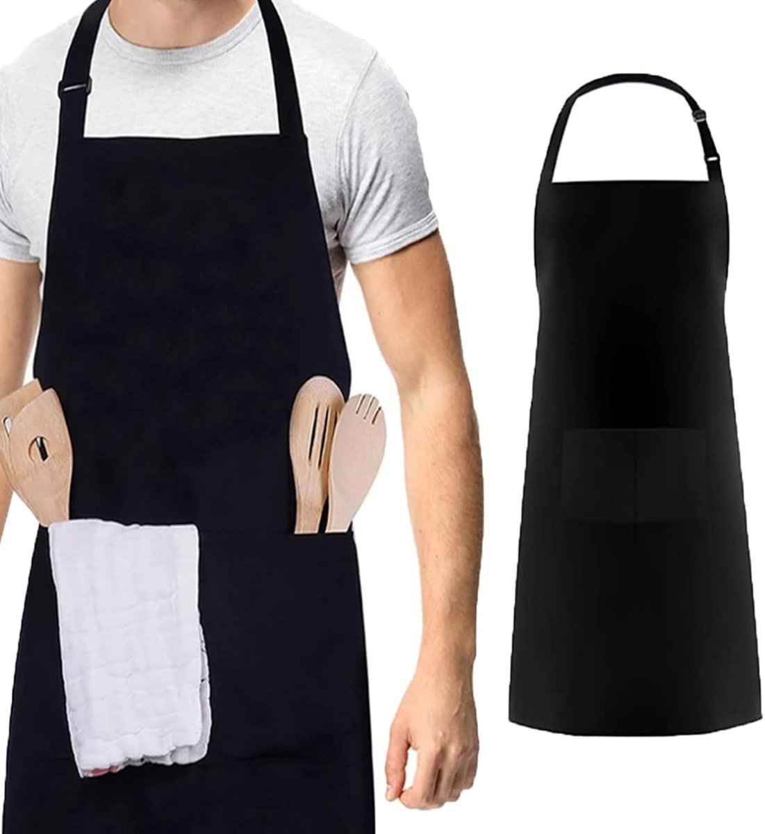Waterdichte Keuken Schort met Verstelbare Halsband voor Koken, Bescherming en Comfort voor Mannen en Vrouwen