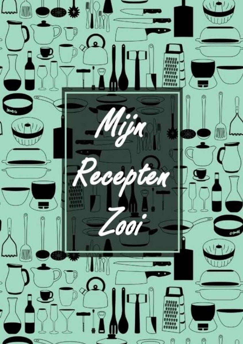 Invulboek voor Recepten - Mijn Zooi - Voor het Bewaren van Recepten