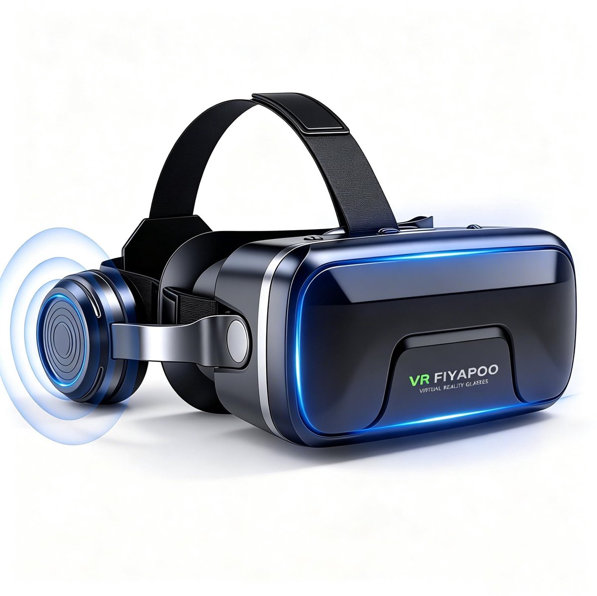 3D VR-bril met Hifi Hoofdtelefoon - Voor Smartphone 4,7-7,2 Inch