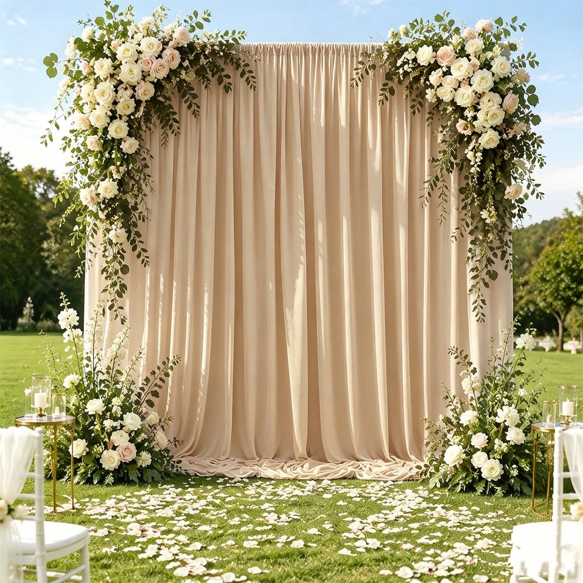 Foto Achtergrond Bruiloft - 2-delige Set - 3x1.5m