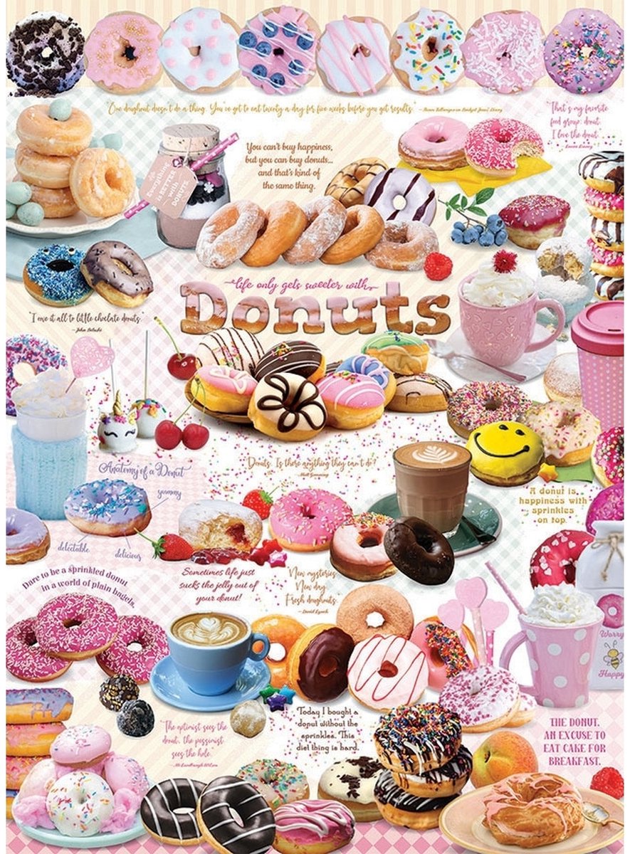Cobble Hill Legpuzzel Donuts Karton 1000 Stukjes