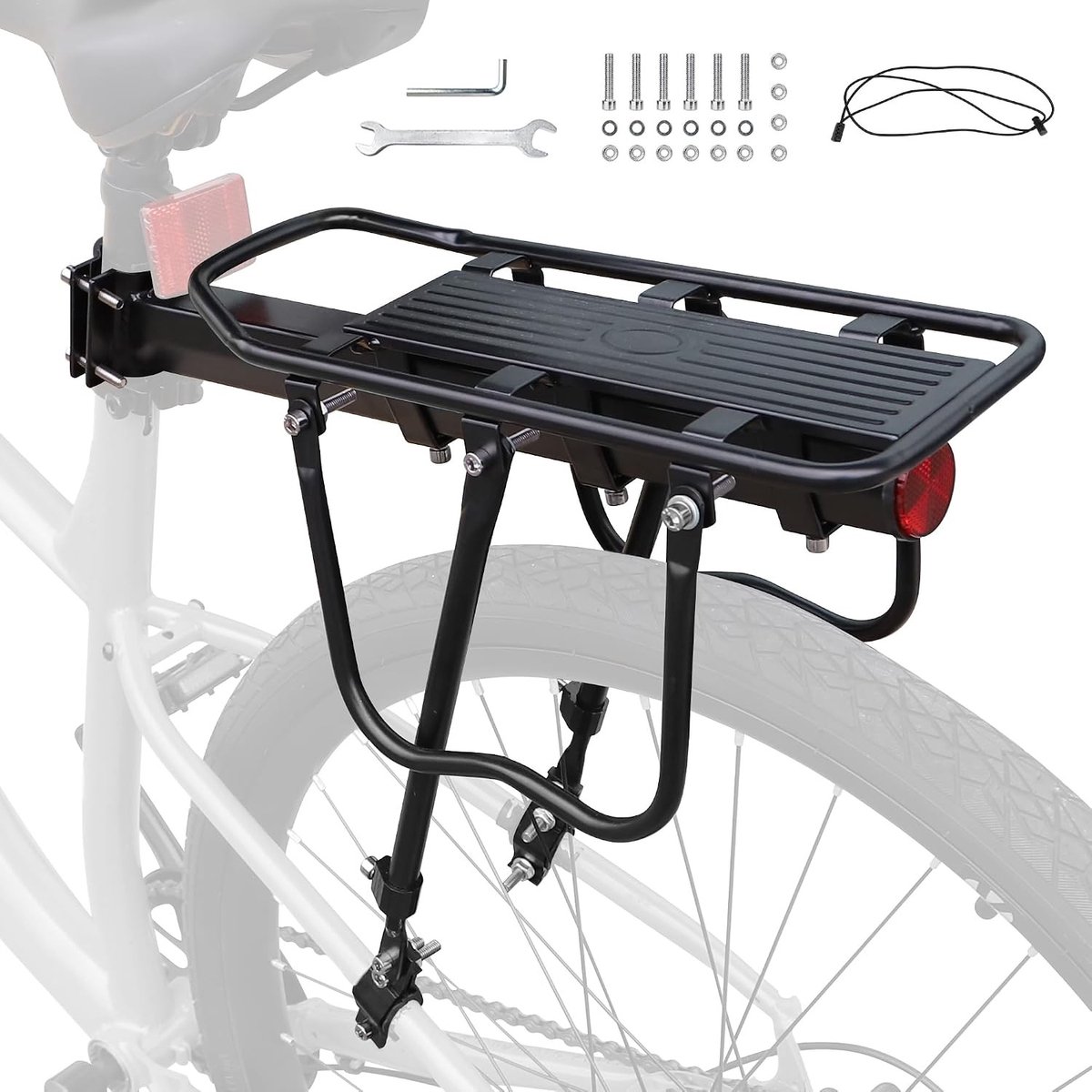 Verstelbare Fietsendrager Set voor 700C Fietsen, Universele IJzeren Drager tot 50kg voor Mountainbikes en Racefietsen