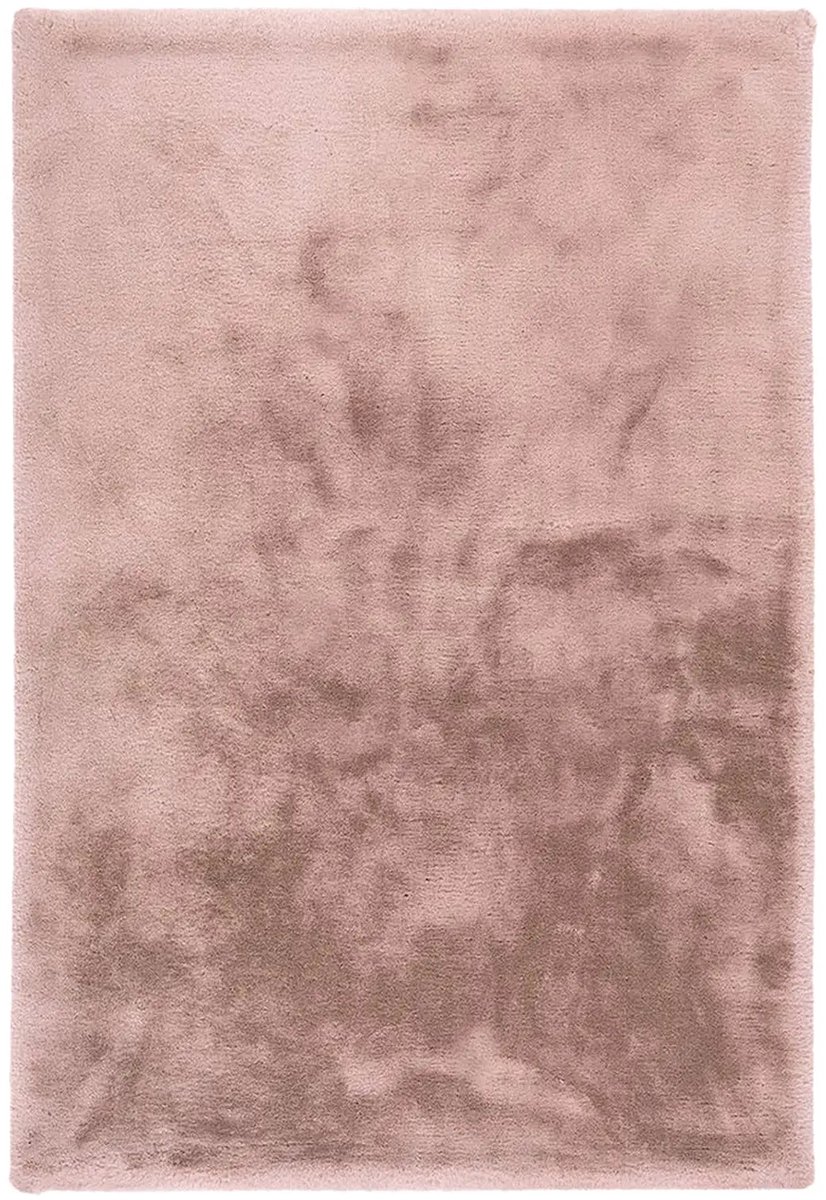 Dutch XXL Fluffy Vloerkleed | Tapijt | Boundless | Uni | Poederroze | 120x170 cm