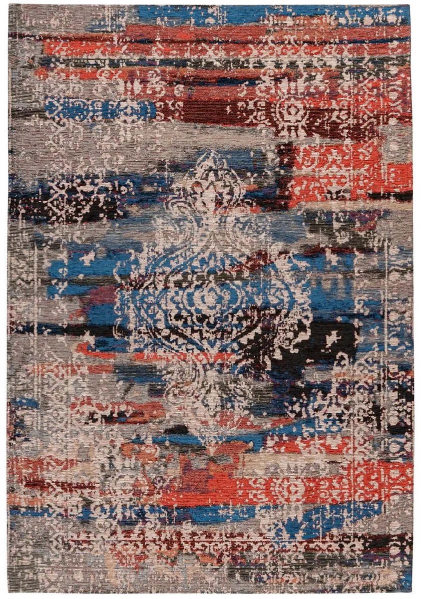 Dutch XXL Vintage Vloerkleed | Tapijt | Charme | Medaillon | Multi/Rood | 200x290 cm Multi / Rood