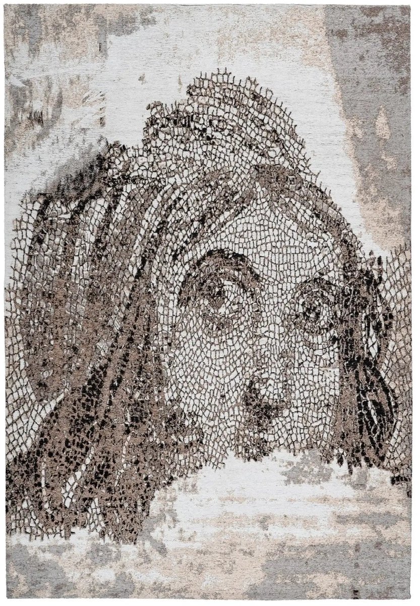 Dutch XXL Laagpolig Vloerkleed | Tapijt | Iglesia | Portret | Taupe | 80x150 cm