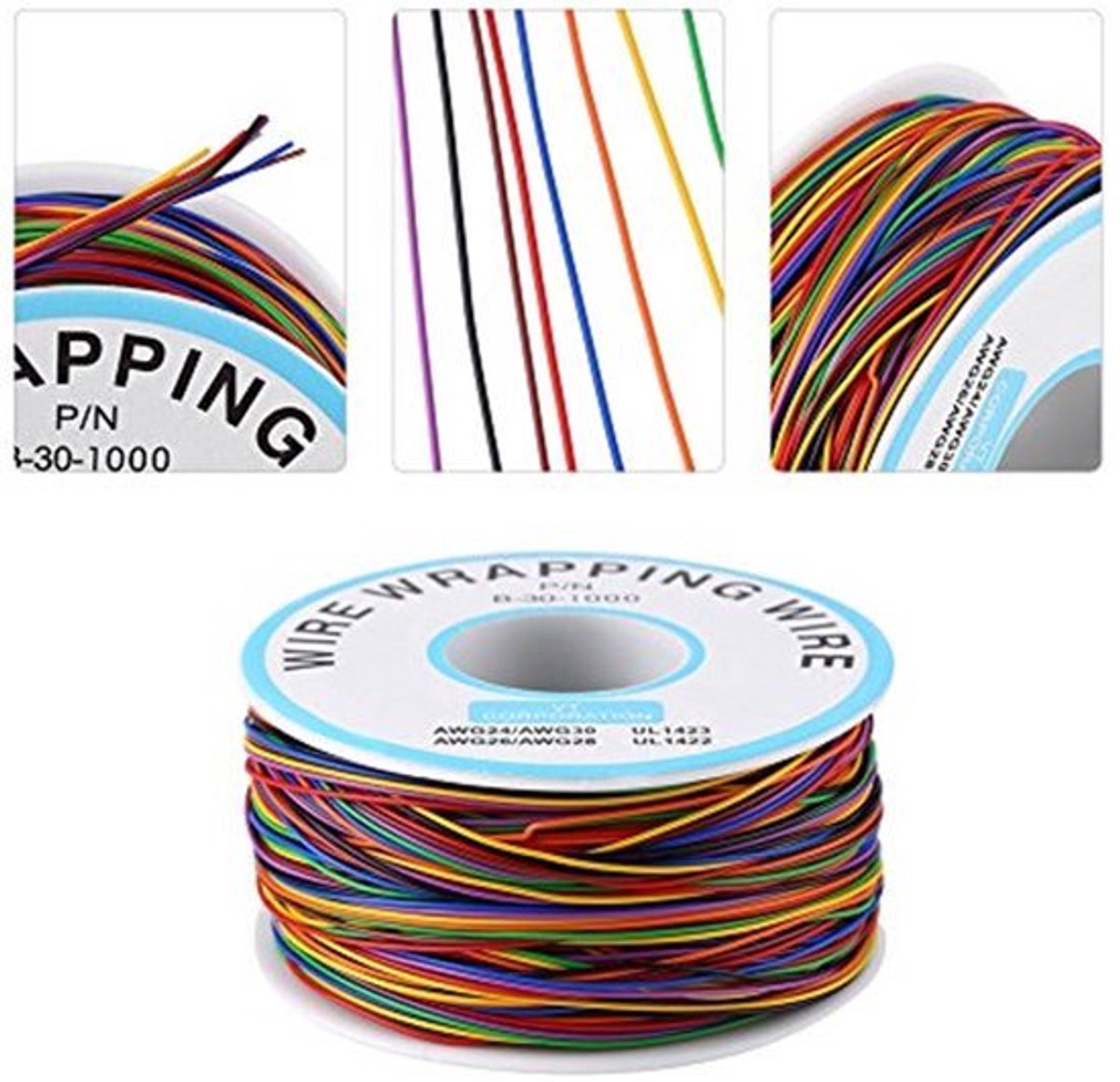 P/N B-30-1000 Testkabel - 250M - 8-kerige gekleurde isolatiekabel