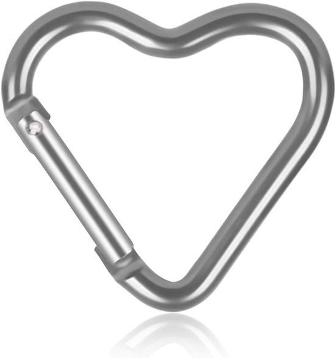 Hartvormige aluminium karabijnhaak voor camping en outdoor activiteiten