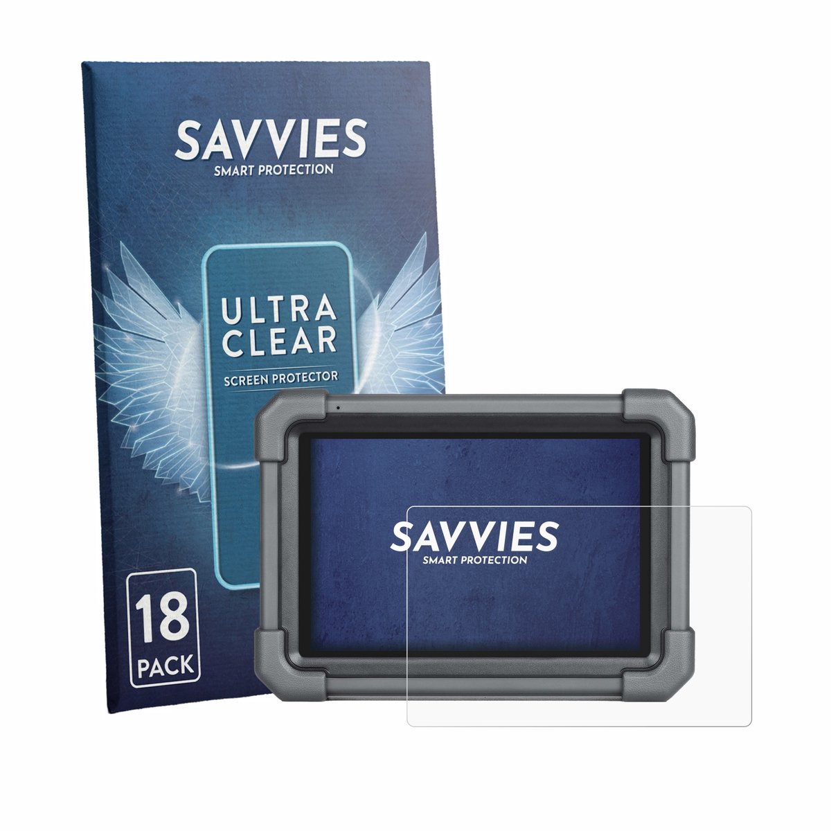 Savvies - Screenprotector voor Launch X-431 Pro TT - Folie Beschermfolie transparant 18 Stuks