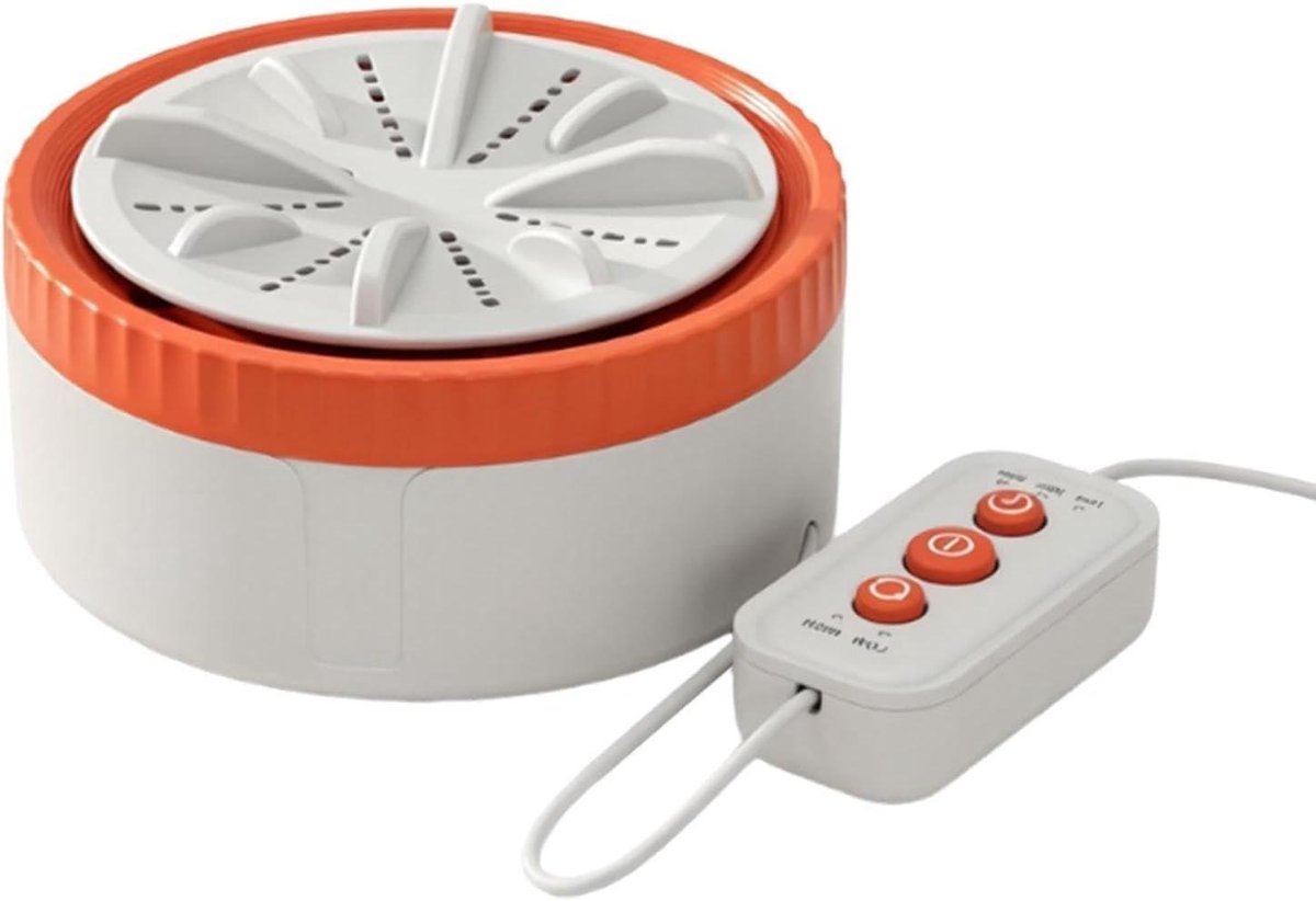 Mini Wasmachine Draagbare Wasmachine Dagelijkse Hygiëne Ruimtebesparend Ontwerp 6.5 x 11 x 6.5 cm Oranje