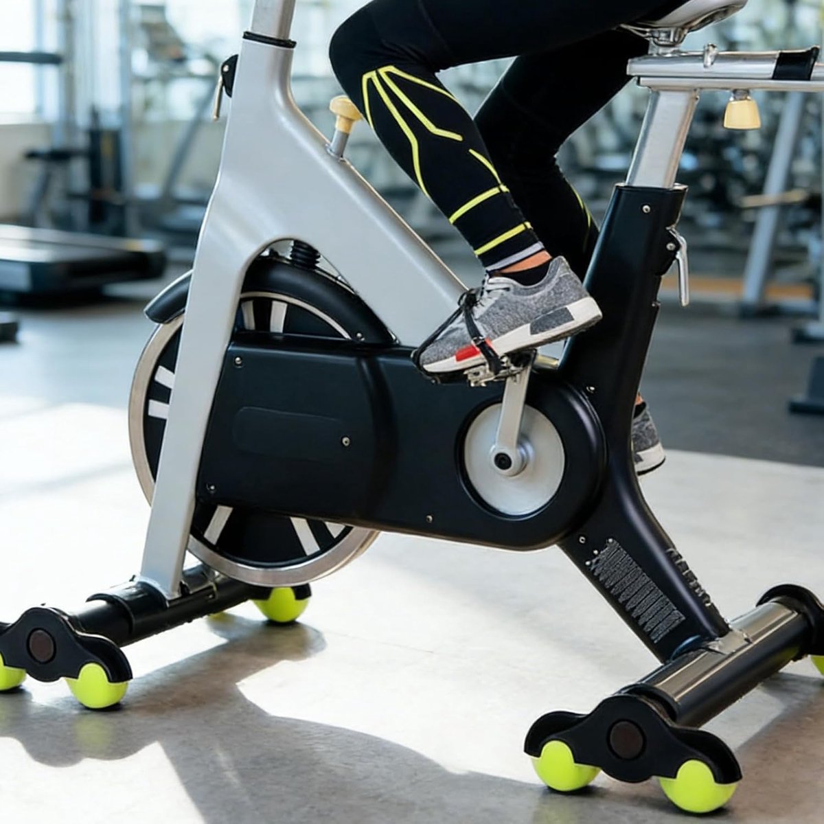 Rocker Plate Voeten - Fietstrainer Accessoires - Indoor Cycling - Realistisch Rijgevoel - 4 stuks - Zwart