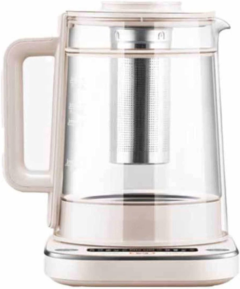 Glazen Waterkoker - Theemaker Heetwaterdispenser - Thee Zetten - Temperatuurregeling - 1.5L - Transparant