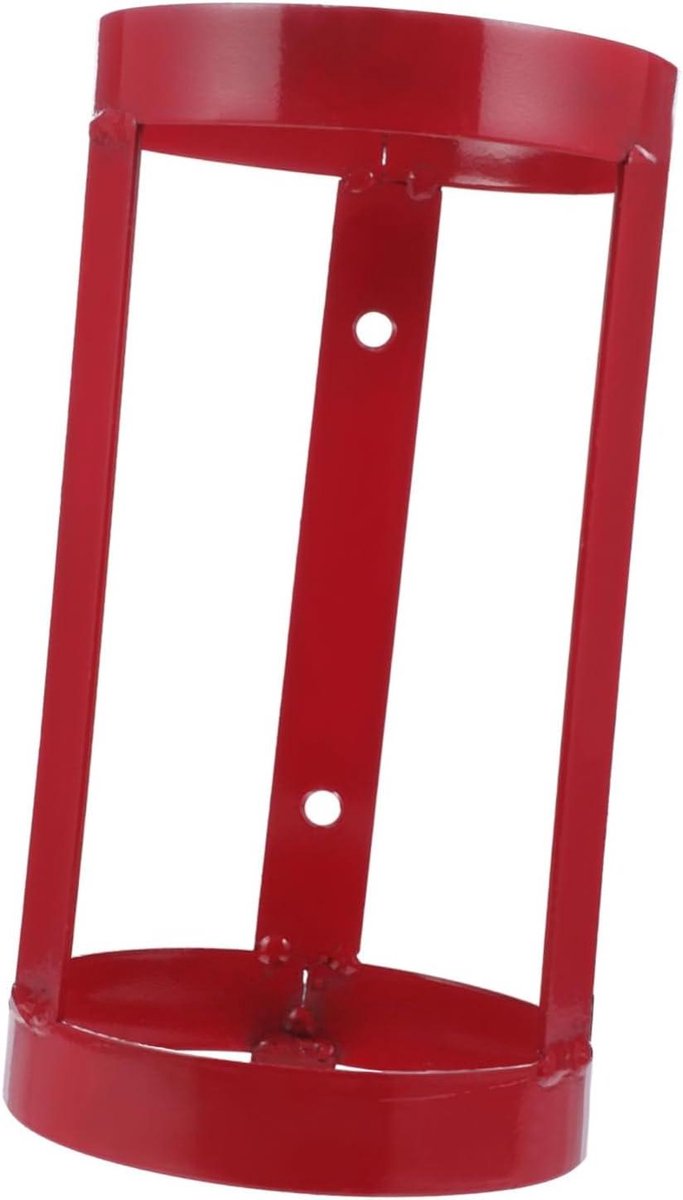 Brandblusser Beugel - Brandblusser Houder - Veiligheid Thuis - Eenvoudig te Installeren - 23.8x12.5CM - rood