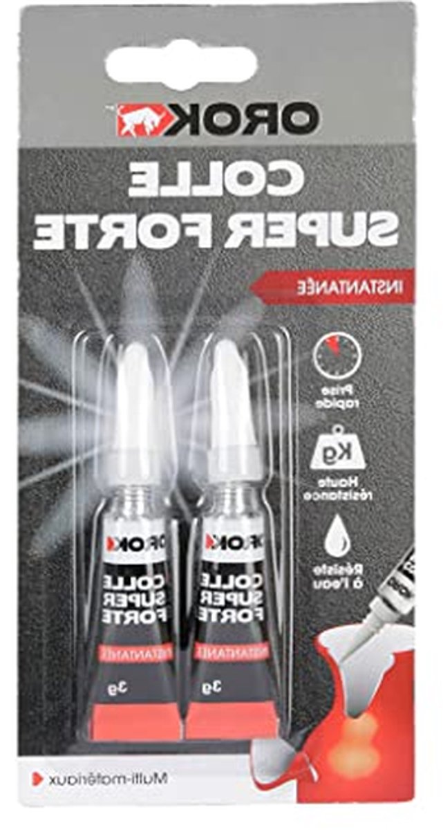 Universele Lijm - Sterke Lijm - Doe-het-zelf Reparatie - Supersterk Cyanoacrylaat - 2x 3g - Transparant