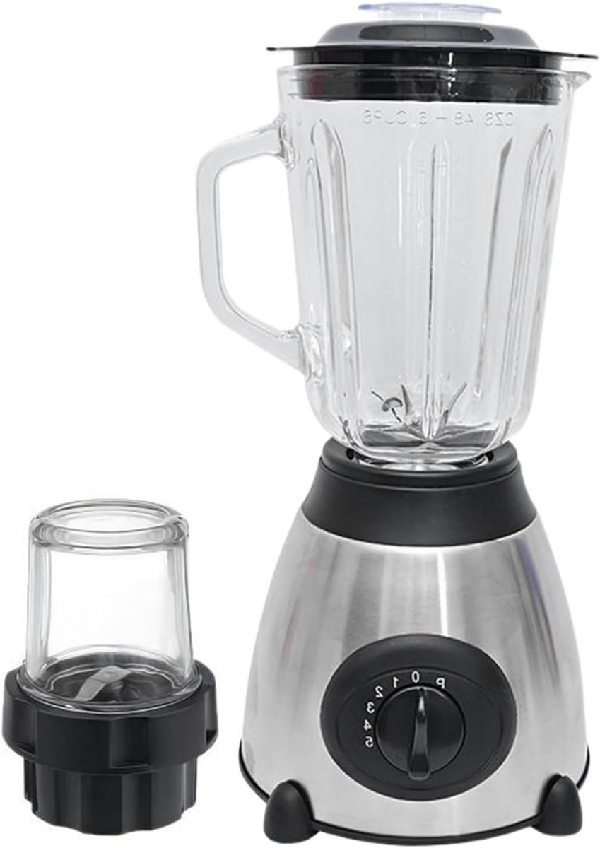 Keukenmachine met Molen - Blender Kruidenmaker - Maaltijden Bereiden - Doorvoerspleet Toevoegen - 245H cm - Zwart