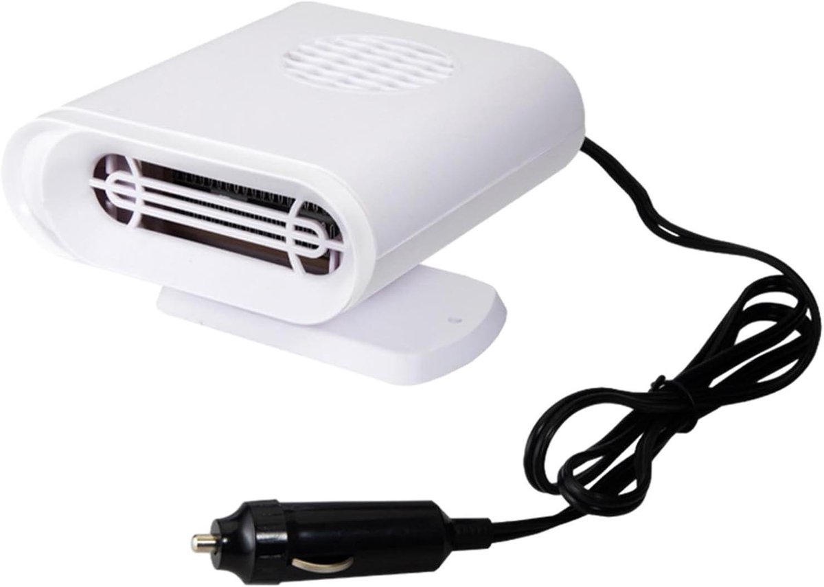Auto Voorruitontdooier - Draagbare Autoverwarming - Snel Ruiten Ontdooien - Verwarming en Koeling - 14.1 cm - Zwart