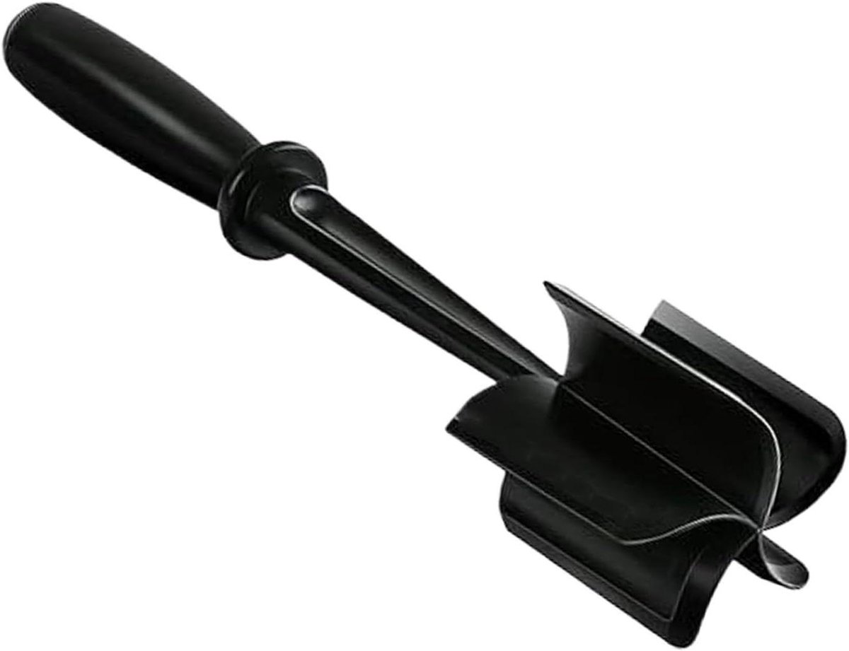 Vleesmolen - Keukenmolen Hakker - Maaltijdvoorbereiding - Hittebestendig Materiaal - 28 cm - Zwart