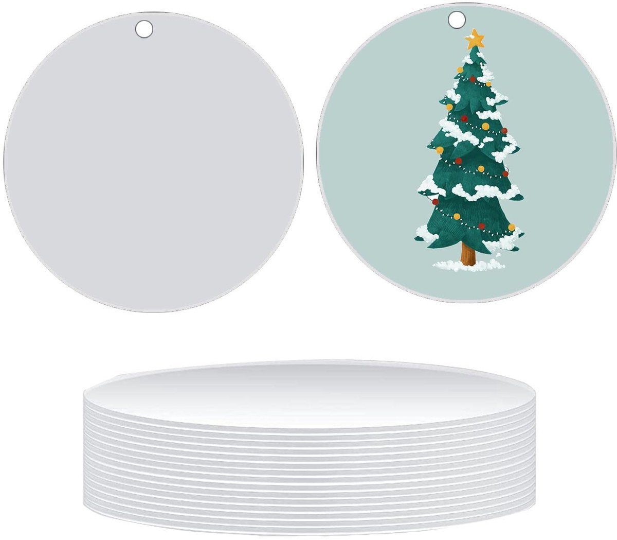 Dailygoods- Acrylschijf 16 stuks - Ronde Acrylplaat - 10 x 0,2 cm - Transparant - Doe-het-zelf Fotolijsten - Duurzaam Materiaal