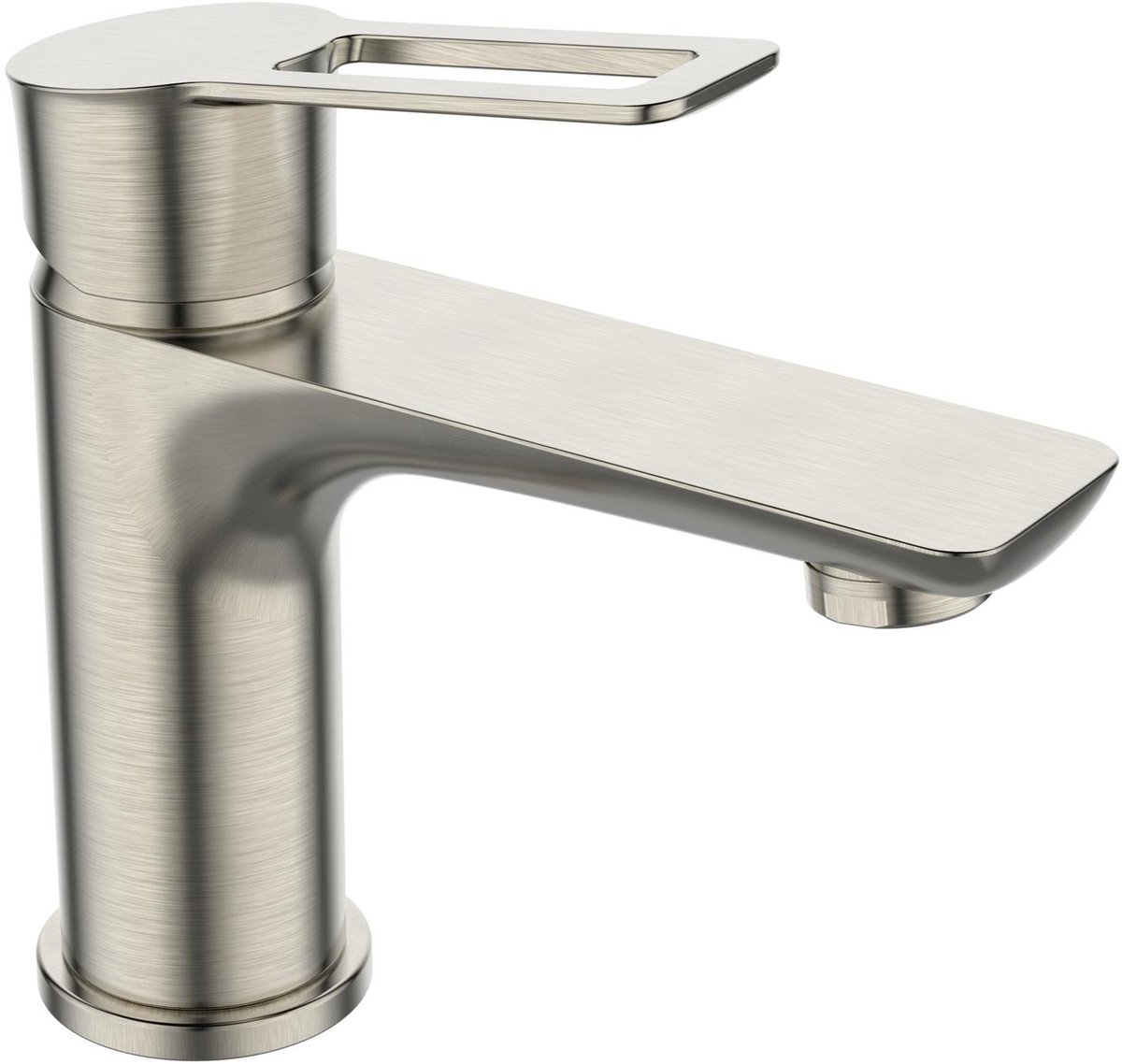 Sanimar Braga wastafelkraan geborsteld inox