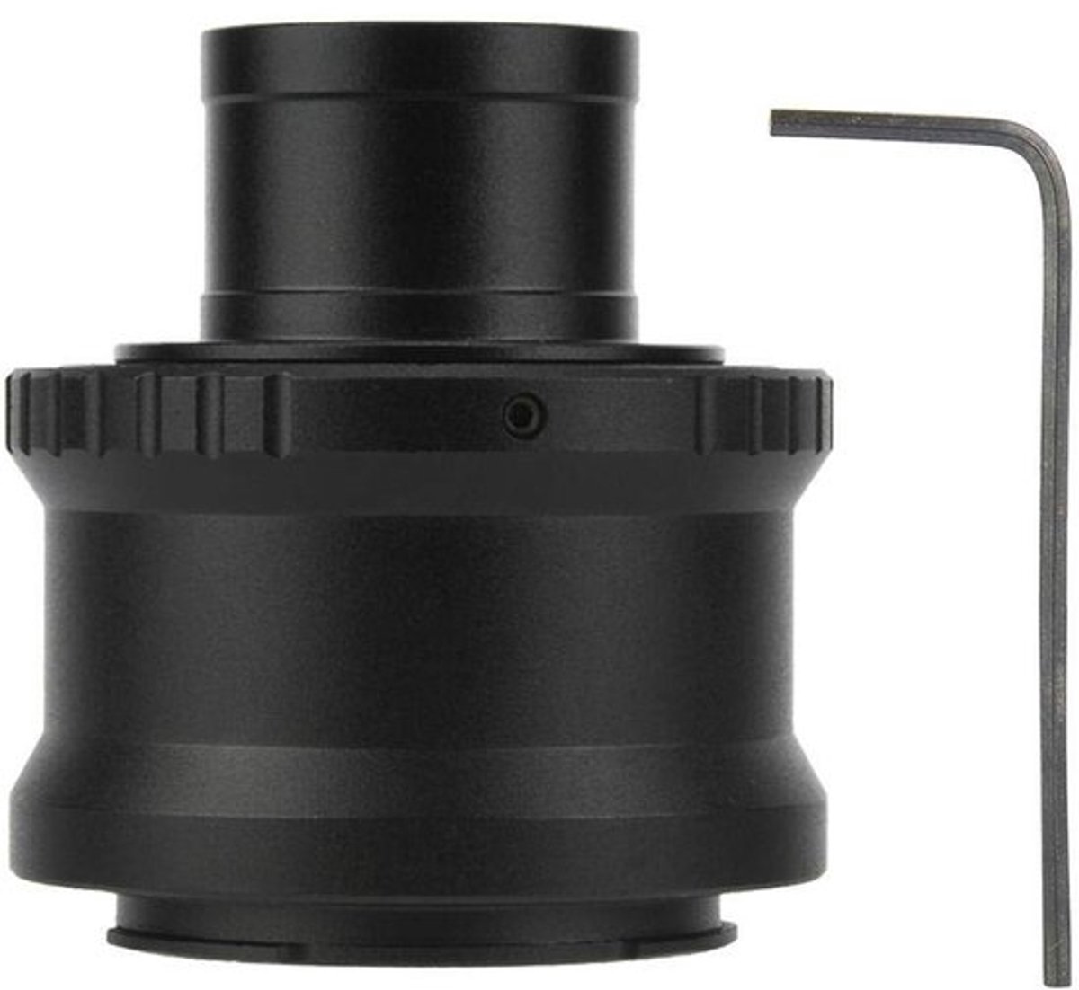 T2 Telescoop Lenzenadapter - Astrofotografie - Metaal - Duurzaam - E-Mount - Zwart
