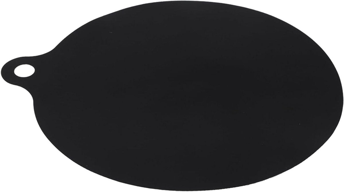 Inductiekookplaat Beschermmat Antislip Mat Kookplaat Beschermen Hittebestendig tot 250°C 22 cm Diameter Zwart