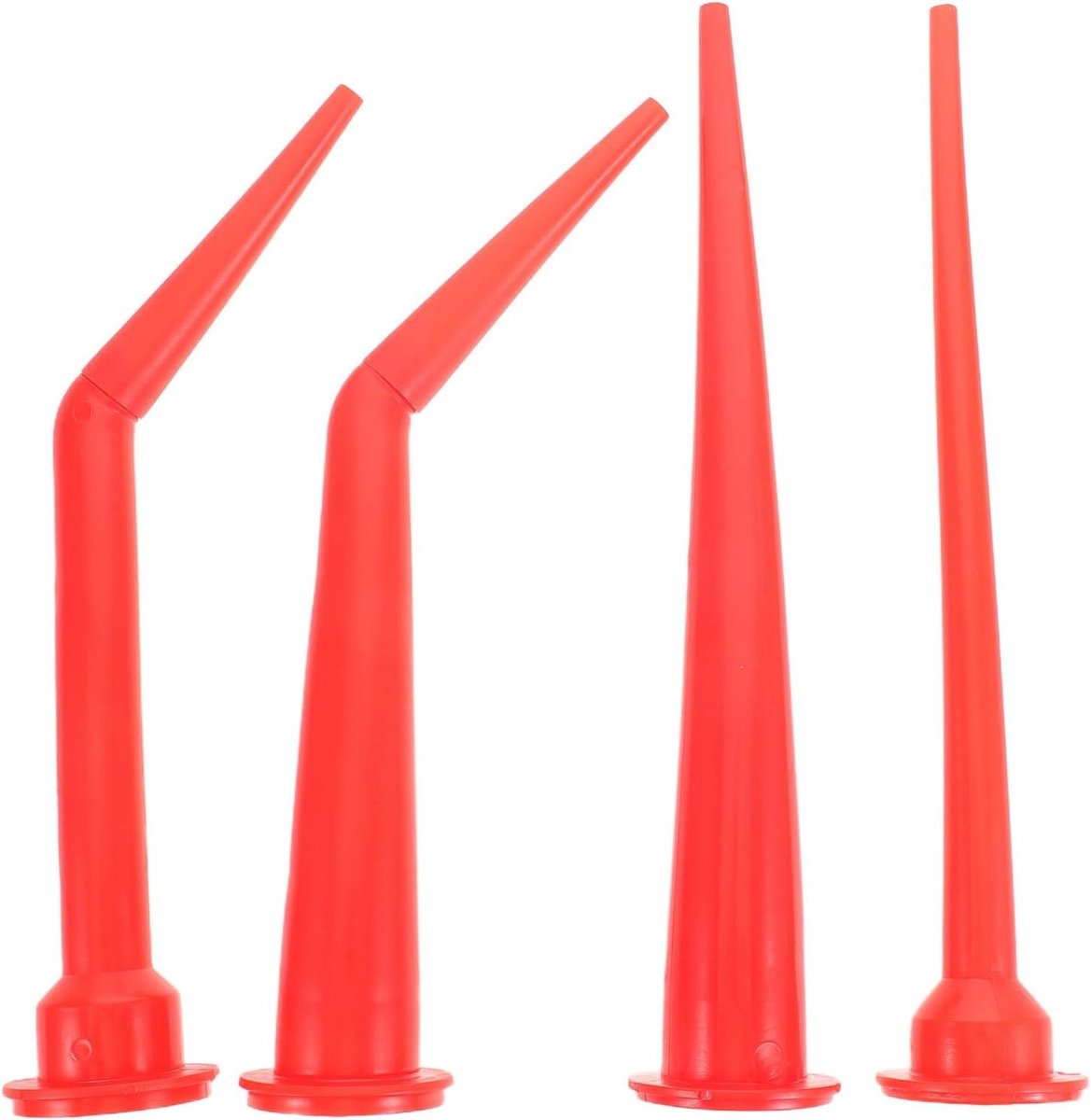 Kitpistool Spuitmondjes - Kitmondstukken Verlengstuk - Nauwkeurig Afdichten - Flexibel Ontwerp - 30 cm Lengte - Rood