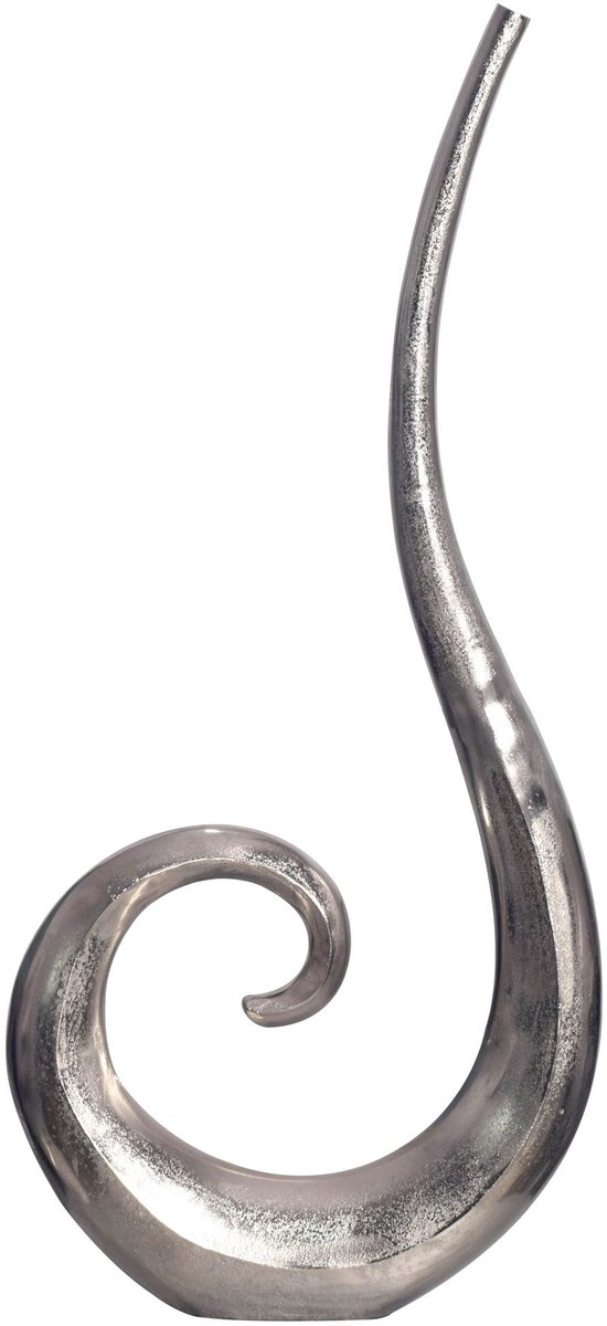 Vaas zilver aluminium spiraal 100 cm - WL7.201