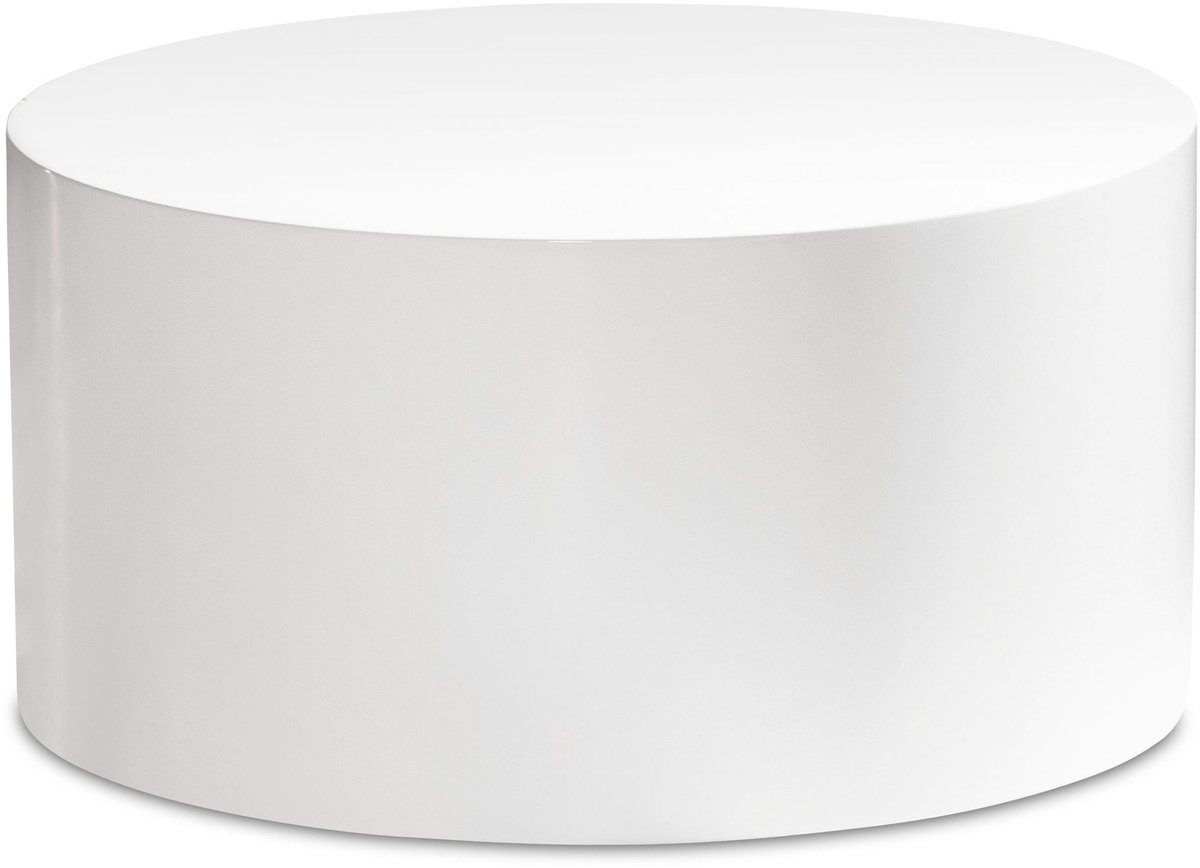 Sky Style Monobloc Hoogglans Wit Salontafel Rond