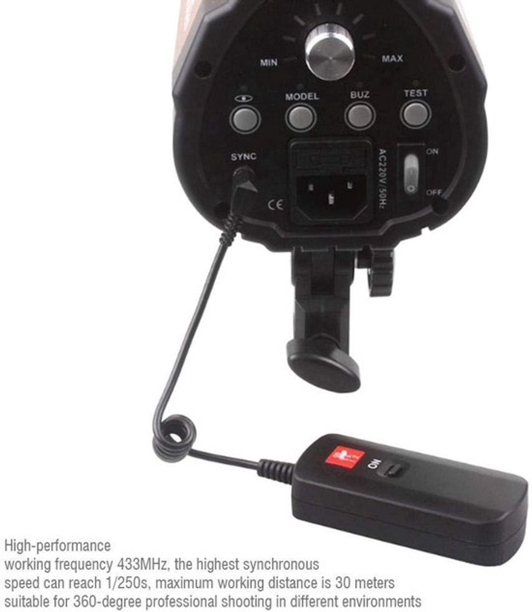 Flash Draadloze Trigger - 16-kanaals Flitsontspanner - Sterk anti-interferentievermogen - Zwart - Compatibel met Pentax - Geschikt voor p...