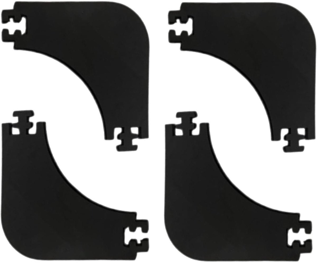 Dartbord Rand - Muurbescherming Darts - Bescherming Muur - Geluidsreducerend Materiaal - 45 cm Buitenmaat - Zwart