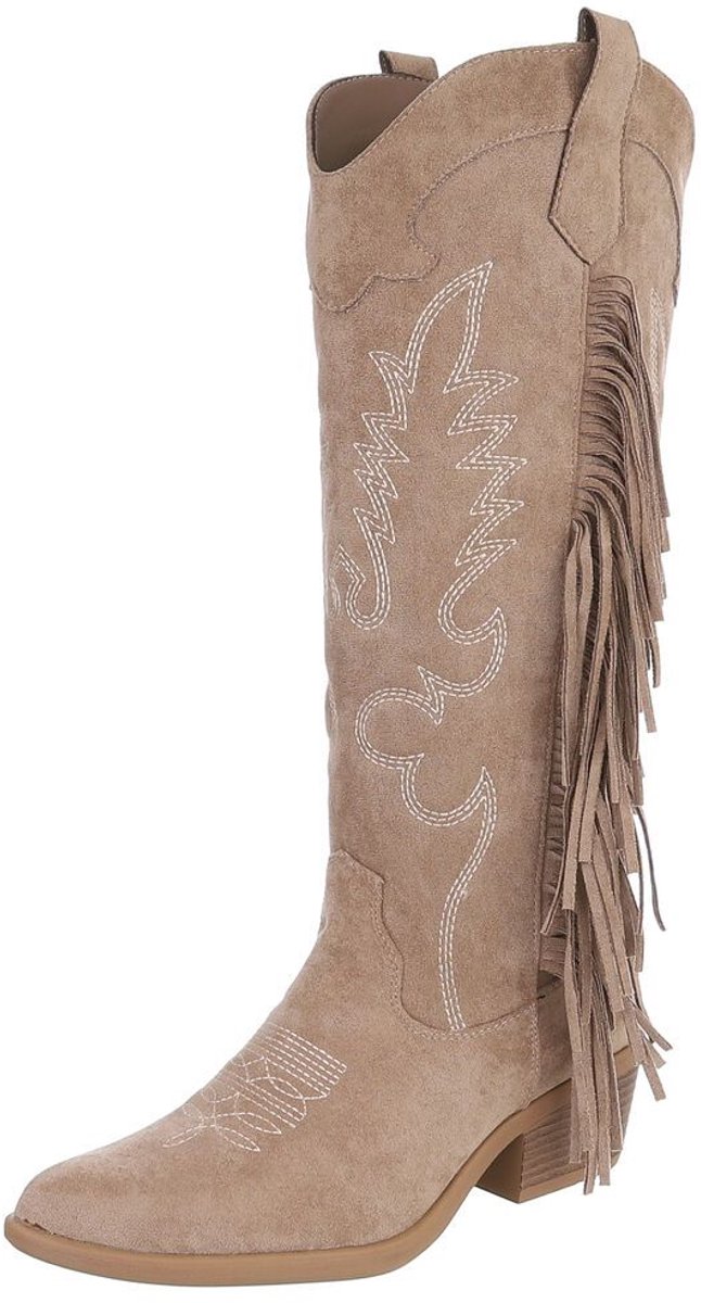 Laarzen - western stijl met franje - dames Mt:36