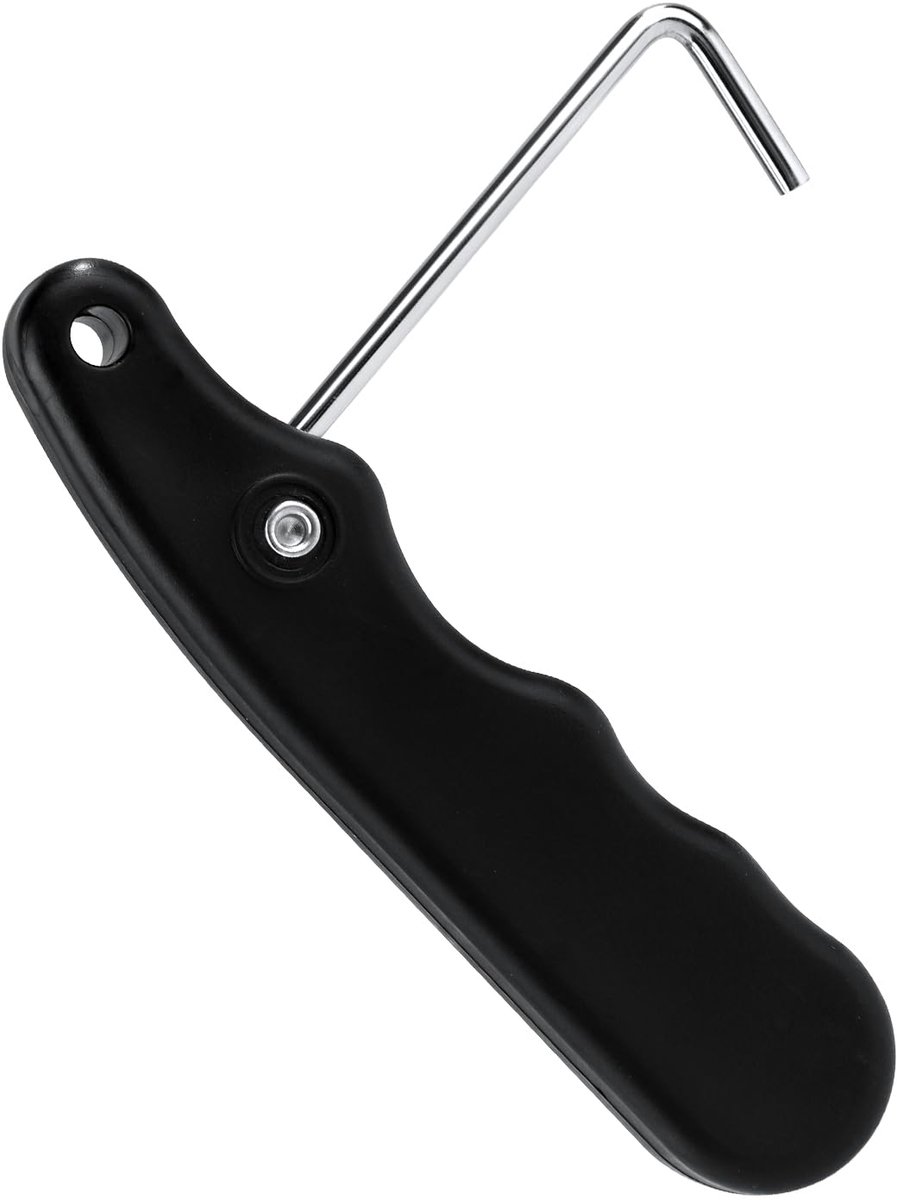 Dailygoods - Hockey Skate Tensioner - Vouwbare Schoenveter Tensioner - Zwart
