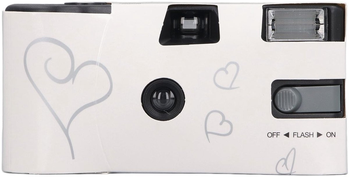 Dailygoods - Disposable Camera met Flash - Retro Filmcamera 27 Exposures