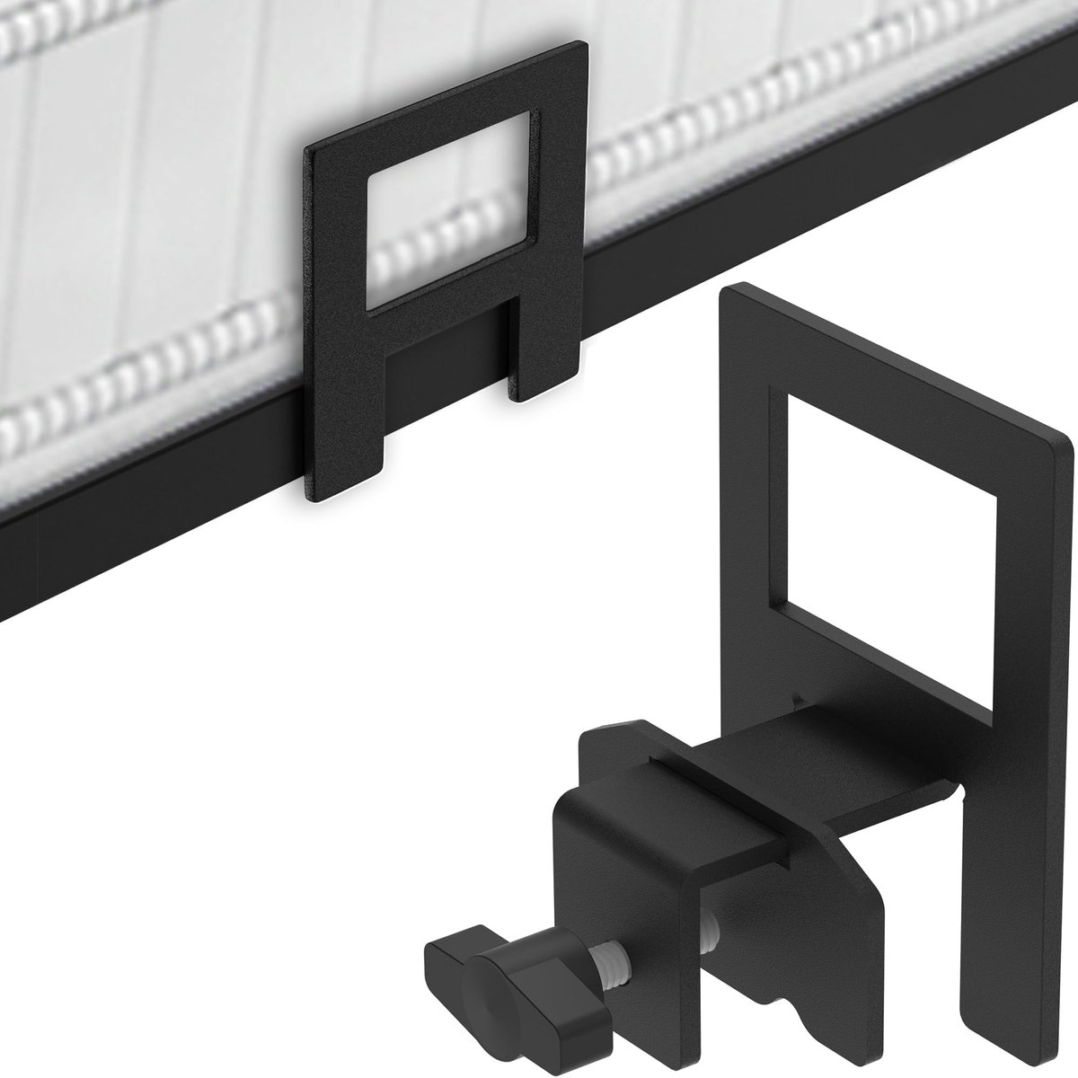 Dailygoods - 6 Stuks Antislip Matrashouders - Verstelbare Matrasstopper voor Bedframe