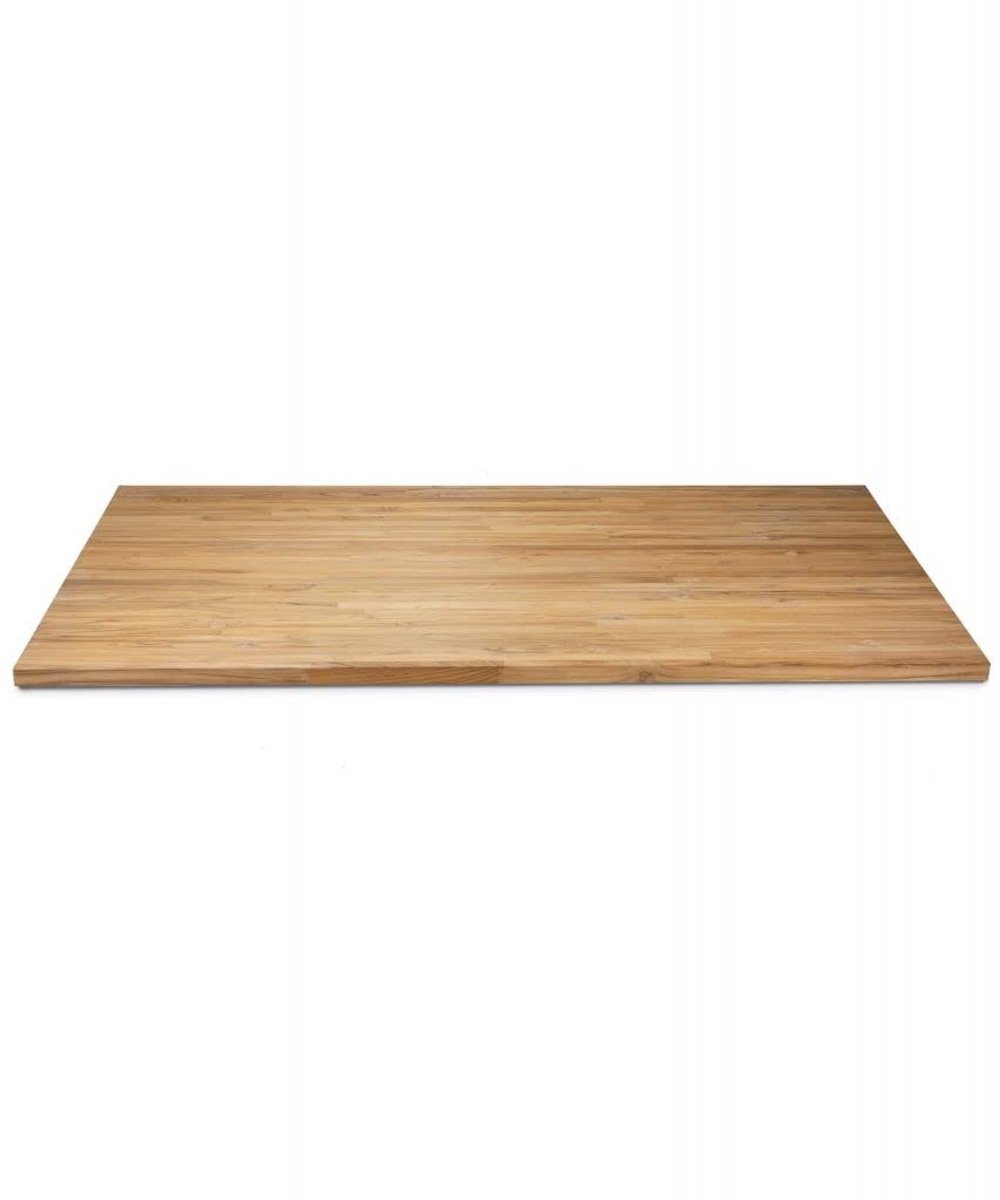 Dailygoods - Teak massief houten tafelblad 40 mm dik - Voor meubelbouw en werkbladen