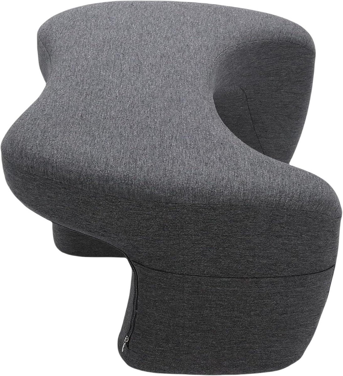 Leeskussen Lap Desk - Schootbureau Kussen - Werken op Bed - Zacht Memory Foam - 77x65x3 cm - Grijs